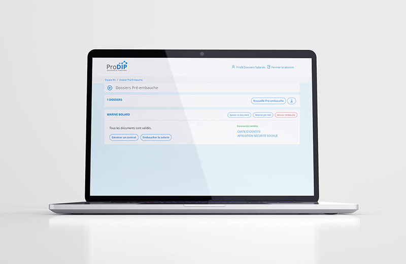 prodip rh gestion des embauches